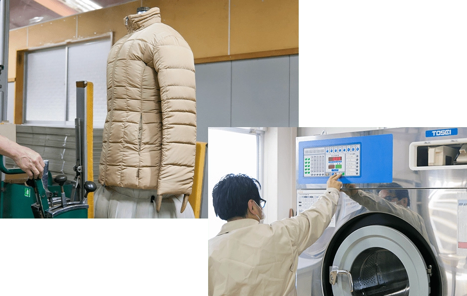 協和クリーニングの水洗い技術